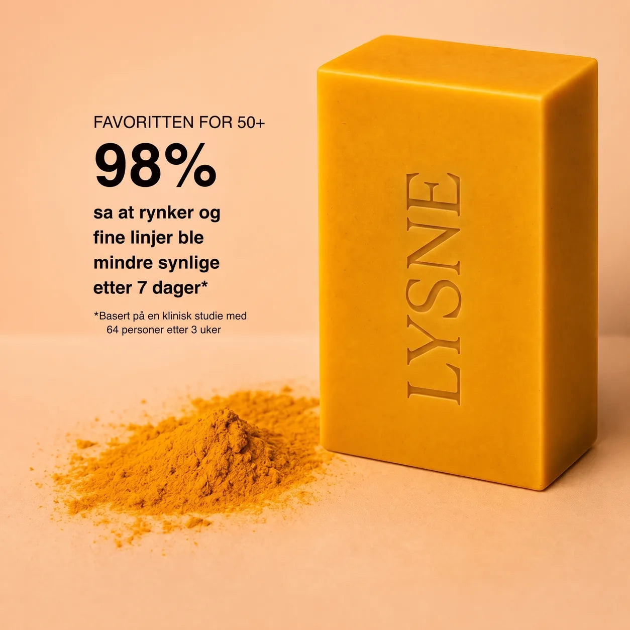 98 % sa at rynker og fine linjer ble mindre synlige