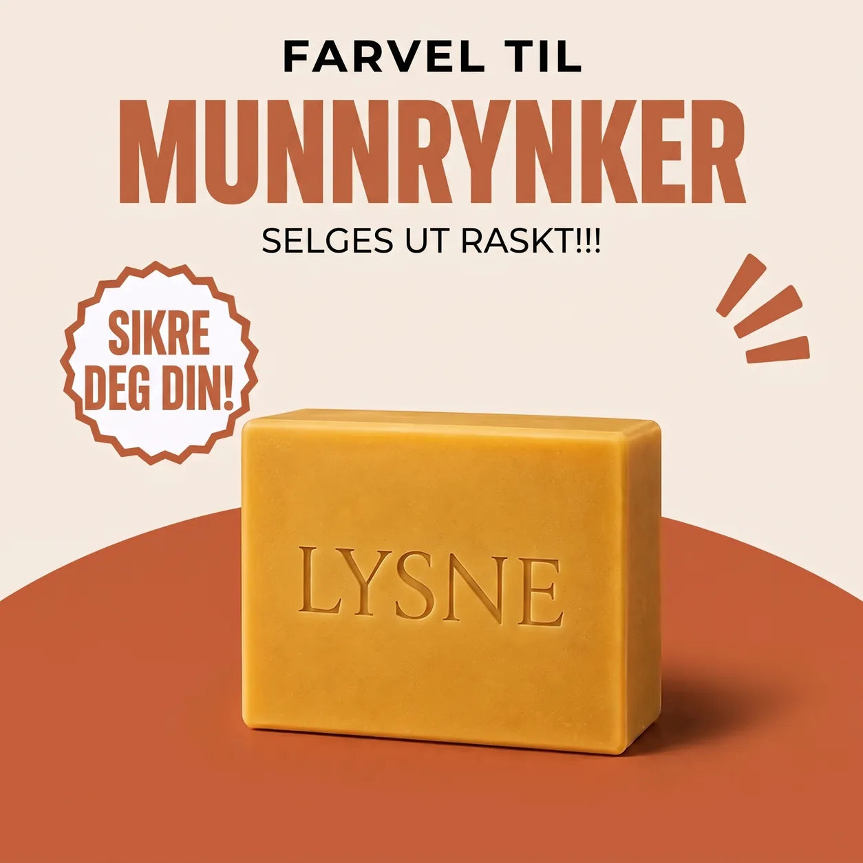 Farvel til munnrynker